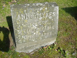 Anne <I>Myers</I> Mabie 
