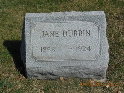 Sarah Jane <I>McGlumphy</I> Durbin 