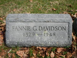 Fannie Gertrude <I>Garfield</I> Davidson 