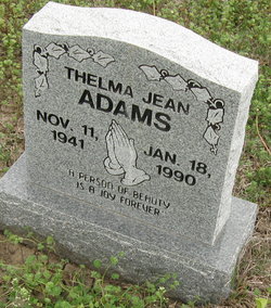 Thelma Jean <I>Montgomery</I> Adams 