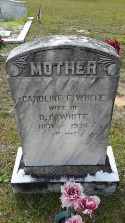 Caroline Elizabeth “Carrie” <I>Mills</I> White 