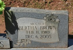 Bertha <I>Brown</I> Adams 