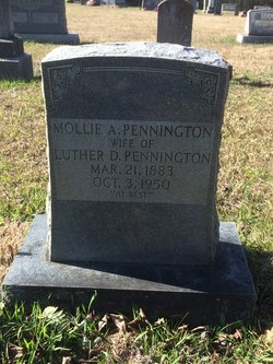 Mollie Adaline <I>Pennington</I> Pennington 