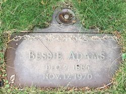 Bessie <I>Postlethwait</I> Adams 