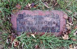 Bertha Mae <I>Clemmons</I> Armstrong 