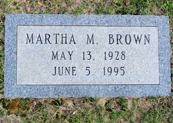 Martha M. <I>Davis</I> Brown 