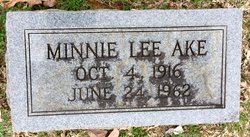Minnie Lee Ake 