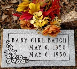 Infant Daughter “Baby Girl” Baugh 