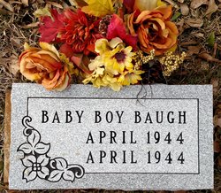 Infant Son “Baby Boy” Baugh 