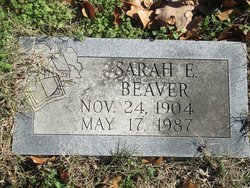 Sarah E <I>Dickey</I> Beaver 