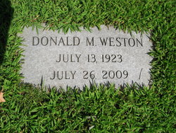 Donald Mitchell Weston 