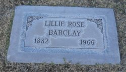 Lillie Rose <I>McSwain</I> Barclay 