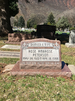 Rose <I>Ambrose</I> Peterson 