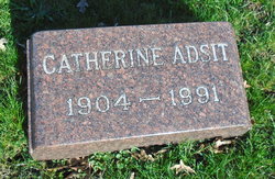 Catherine Rose <I>Richter</I> Adsit 