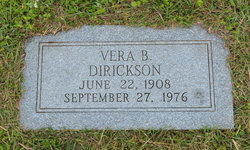 Vera B <I>Shepherd</I> Dirickson 