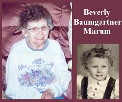 Beverly “Bev” <I>Baumgartner</I> Marum 