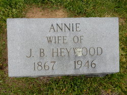Annie Agnes <I>Scott</I> Heywood 