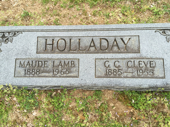 Essa Maude <I>Lamb</I> Holladay 
