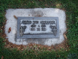 Arlene <I>Lyon</I> Alexander 