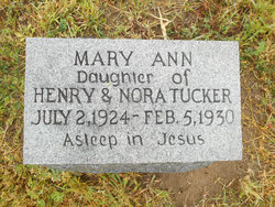 Mary Ann Tucker 