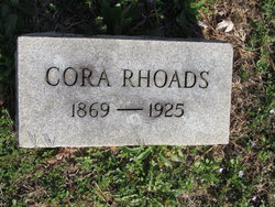 Cora <I>Hicks</I> Rhoads 