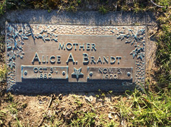 Alice A. <I>Pratt</I> Brandt 