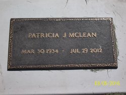 Mrs Patricia Jane “Scott” <I>Stanley</I> McLean 