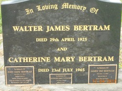 Walter James Bertram 
