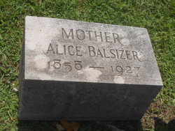 Alice <I>Rine</I> Balsizer 