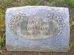 Joyce M Johnson 