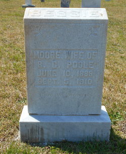 Bessie <I>Moore</I> Poole 