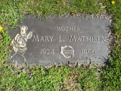 Mary Louise <I>Oldham</I> Mathisen 