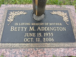 Betty Marie <I>Clark</I> Addington 