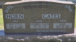 Mildred A. <I>Coats</I> Cates 