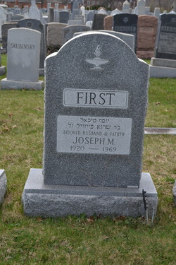 Joseph M First 