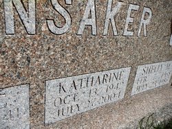 Katharine “Kitty” <I>Snyder</I> Hunsaker 