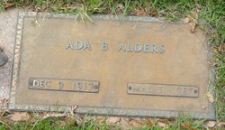 Ada Beryl <I>Moore</I> Alders 