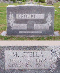 Mary Estella “Stella” <I>Burt</I> Brockett 
