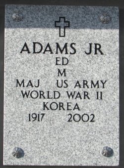 MAJ Ed M. Adams Jr.