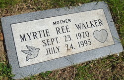 Myrtie Ree <I>Rawls</I> Walker 