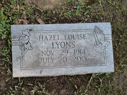 Hazel Louise <I>Bridges</I> Lyons 