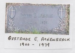 Gertrude E. <I>Wheeler</I> Ackenbrack 