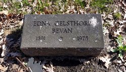 Edna <I>Gelsthorp</I> Bevan 