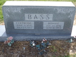 Gertrude Lou <I>Baugus</I> Bass 