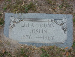 Lula Philotha <I>Dunn</I> Joslin 