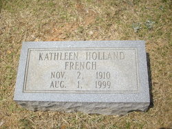 Kathleen <I>Holland</I> French 