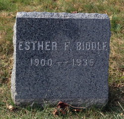 Esther F Biddle 