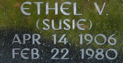 Ethel Victoria “Susie” <I>Payne</I> Gahan 