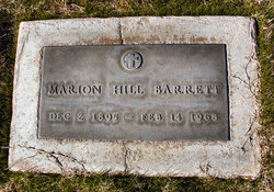 Marion <I>Hill</I> Barrett 