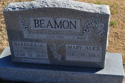 Barbara A. <I>Williams</I> Beamon 